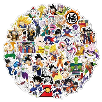 10/30/50/100buc Dragon Ball Autocolante Anime pentru Copii DIY Graffiti Frigider Valiza Laptop Sticla de Apa de Desene animate se Răcească Copii Autocolant