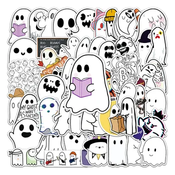 10/30/50PCS Desene animate Fantoma de Halloween Drăguț Graffiti Notebook-uri de Chitara Skateboard Copii Jucarii de Polietilenă Autocolant en-Gros