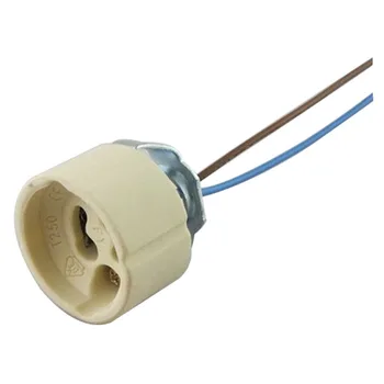 10buc Bază de Lampă GU10 Lampă Suport Ceramic Conector Priza Cu 20/50/100cm Cablu,Pentru GU10 LED Lampă cu Halogen Lumina