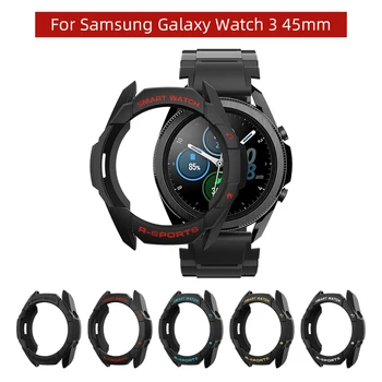 2021 Nou Pentru Samsung Galaxy Watch 3 45mm TPU Caz Înveliș Protector Cover Band Curea Bratara Încărcător pentru Galaxy Watch3 45mm