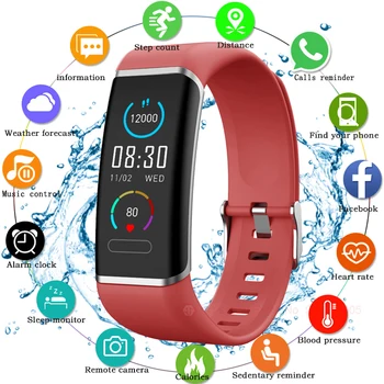 2022 Silicon de Fitness Ceas Inteligent Femei Barbati Sport Smartwatch Brățară Inteligentă Pentru Android, iOS Electronice Inteligente Ceas rezistent la apa