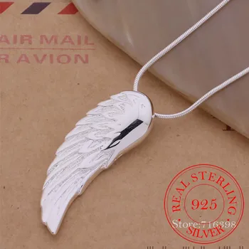 925 Colier de Argint Aripi de Înger Coliere Pandantive pentru Femei 2020 Nunta de Moda Fabrica de Bijuterii en-Gros Cadouri/agajta