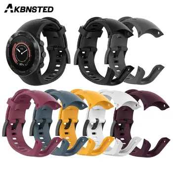 AKBNSTED Pentru Suunto 5 Sport Inteligent Ceas Silicon Colorate Ceas Trupa Înlocui Bratara Accesorii Pentru Suunto 5 Brățară Sport