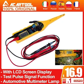 Auto Power Circuit Electric Tester MS8211 0-380V Multimetru Auto Lampă Auto Instrument de Reparații, Cu Ecran LCD
