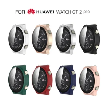 Caz de protecție pentru Huawei Watch GT 2 Pro Mat Ceas Acoperi Temperat Pahar Ecran Protector GT2 Pro Smartwatch Shell