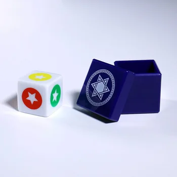 Deluxe Viziune de Culoare de Kupper Trucuri Magice Culoare Predicție Cub Magia Până Aproape de Strada Iluzii, Trucuri de Mentalism Prop Copil Jucărie