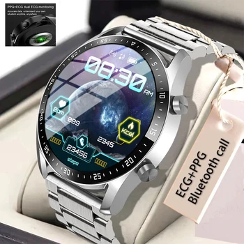 ECG+PPG apelare Bluetooth Ceas Inteligent Bărbați Rata de Inima tensiunea de Fitness Sport 2023 Noul Smartwatch Om Pentru Huawei Telefon Xiaomi