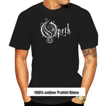 OPETH-Camiseta de la banda NEAGRĂ de MUZICĂ ROCK, de algodón, oficial, HEAVY DEATH METAL