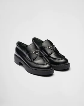 Pantofi pentru femei Milano Periat Mocasini de Piele Negru