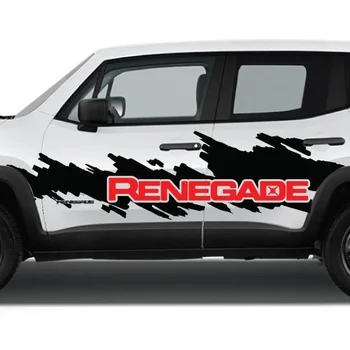 Pentru 3Pcs Jeep Renegade Partea Splash Logo-ul Grafic de Vinil Decal & Parbriz
