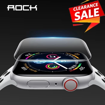 ROCK Subțire de Protecție Hidrogel Pentru Apple Watch 2 3 4 5 6 7 8 03D Acoperire Completă Temperat Hidrogel Pentru iWatch 4 3 Ecran Protector