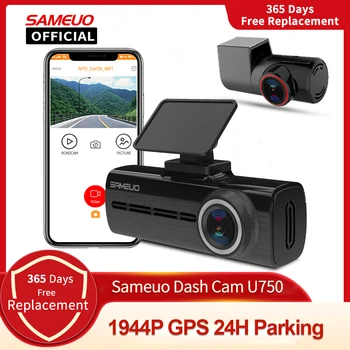 Sameuo U750 Dash Cam Dvr Auto 4K retrovizoare GPS WIFI APP Recorder Video de Marșarier 24H Parcare Monitor Auto Dashcam Camera Auto Dvr