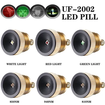 UniqueFire IR850nm 940nm Rosu Verde Alb Lumina Led-uri Bec Picătură în Pastila Driver LED Lampă Titular pentru UF-2002 Lanterna LED-uri Lanterna