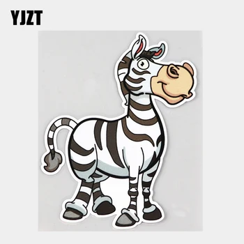 YJZT 11.2 CM X 14.4 CM Animalele Africane Prerie Zebra PVC Masina Autocolant Decal 11A-2075