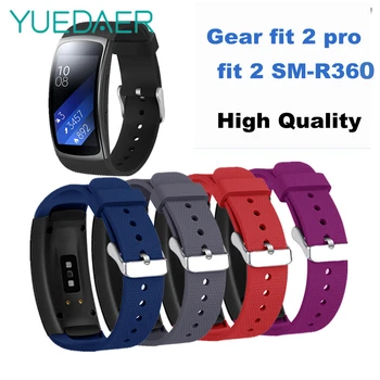 YUEDAER Bratara Curea Pentru Samsung Gear Fit 2 Pro Trupa Înlocui Watchband Sport Curele Silicon Pentru Samsung Gear Fit2 SM-R360