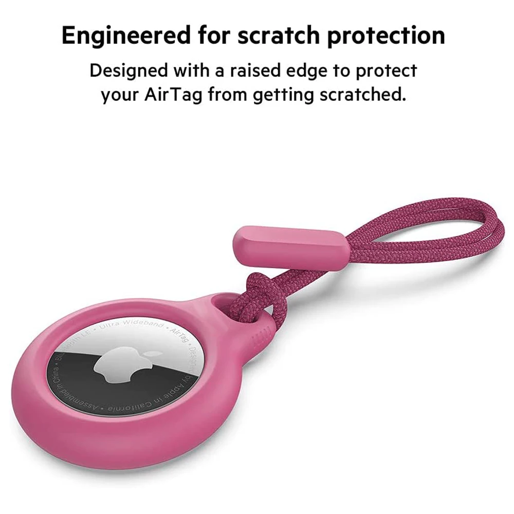 Asigura Suport pentru Apple Airtags Caz Capacul de Protecție cu Curea de Silicon Tracker Accesorii Anti-zero Breloc Aer tag caz Imagine 1