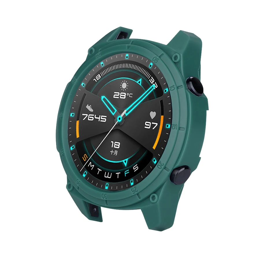 Ceas de Caz pentru Huawei Watch GT 2 46mm Moale TPU Protecție Ceas Capacul Protector Cadru pentru Huawei GT 2 46mm Bara de protecție Caz Accesoriu Imagine 1