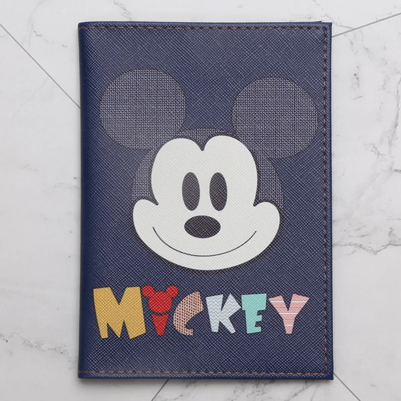 Disney Noi Mickey Stereo Card Titular Pașaport Set minnie Carte de IDENTITATE Set Pașaportul Titularului titularul cardului de afaceri card de portofel Imagine 1