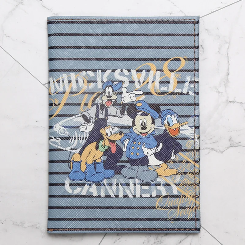 Disney Noi Mickey Stereo Card Titular Pașaport Set minnie Carte de IDENTITATE Set Pașaportul Titularului titularul cardului de afaceri card de portofel Imagine 4