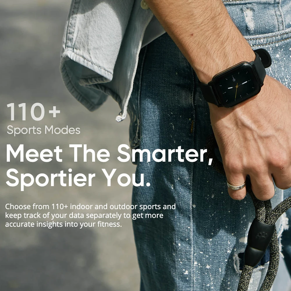 DIZO Watch 2 Sport Ceas Inteligent Monitor de Ritm Cardiac Fitness Tracker Sport Smartwatch rezistent la apa pentru iPhone Xiaomi Bărbați Femei Imagine 4
