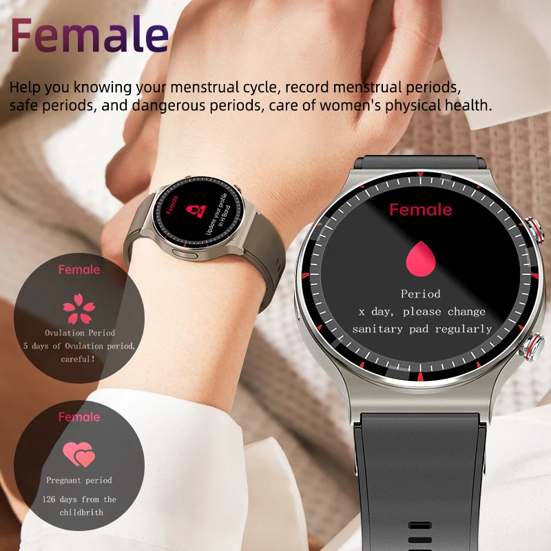 GRAD MEDICAL ECG Ceas Inteligent G08 Bărbați CFDA/FDA Tensiunii Arteriale Rata de Inima Ceasuri Tracker de Fitness Pentru Smartwatch Huawei, Xiaomi Imagine 1