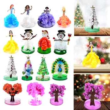 În creștere de Cristal Copac Copacul de Hartie Kit de Cristal în Creștere Copac Jucarii pentru Copii, Cadouri de Crăciun Cadou de Ziua de nastere